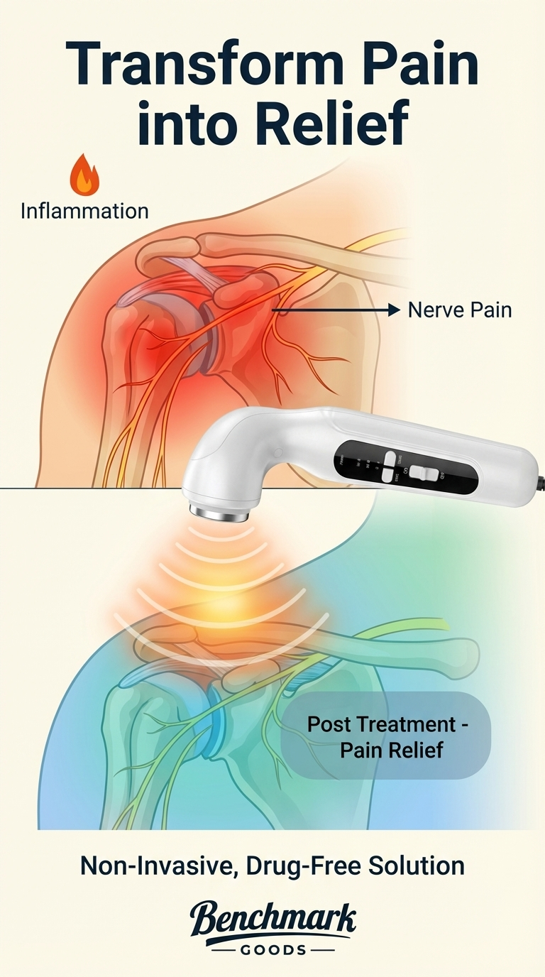 Ultrasonic relaxer physiotherapy device.