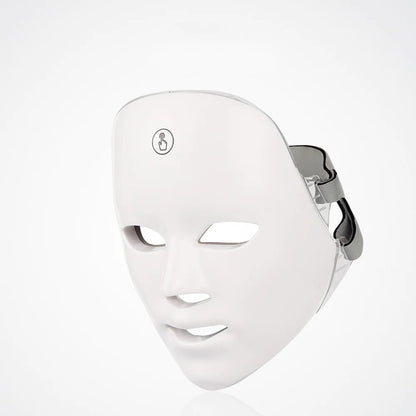 White LED beauty mask for facial therapy
