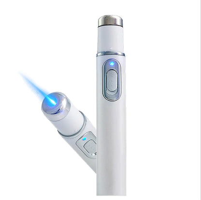Blue light therapy pen for skincare