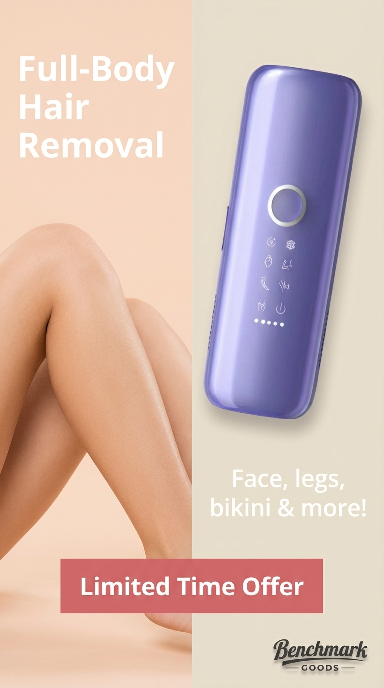 Laser IPL hair removal handset