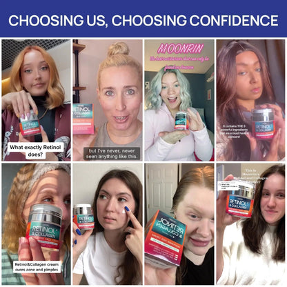 Retinol collagen face moisturizer cream