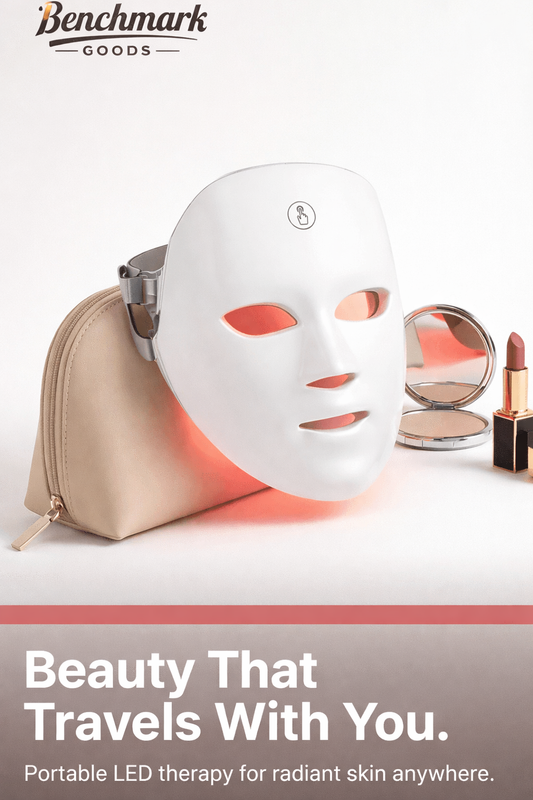 White LED beauty mask for facial therapy