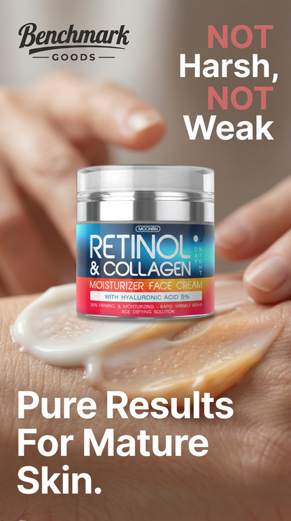Retinol collagen face moisturizer cream