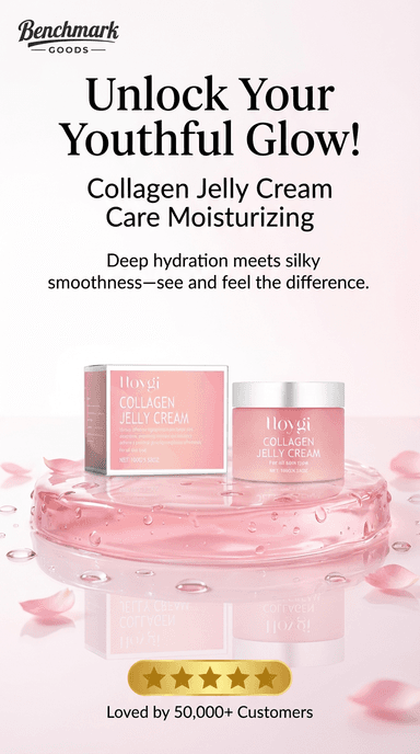 Collagen jelly cream moisturizer jar