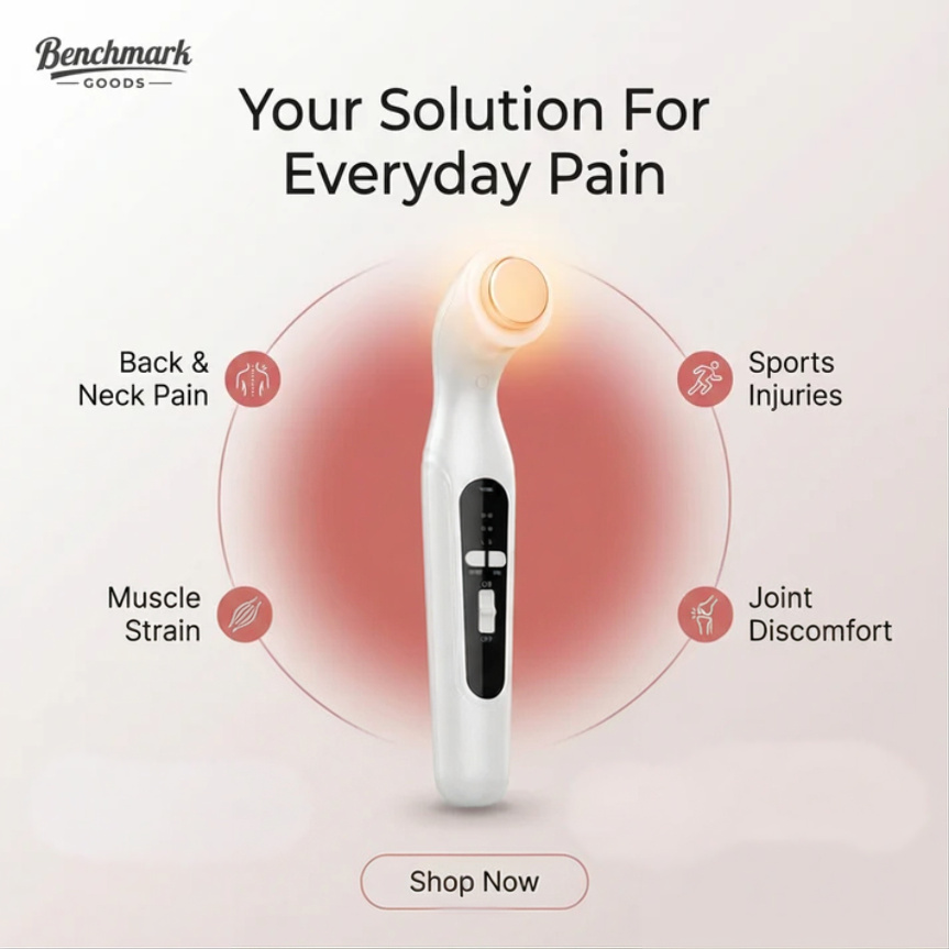 Ultrasonic relaxer physiotherapy device.