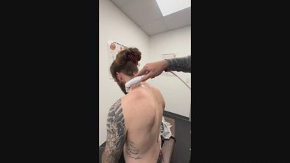 Ultrasonic relaxer physiotherapy device.